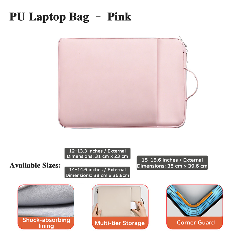 Luxury PU Leather Laptop Bag M - Luxury Bags Tier ulasan dan harga