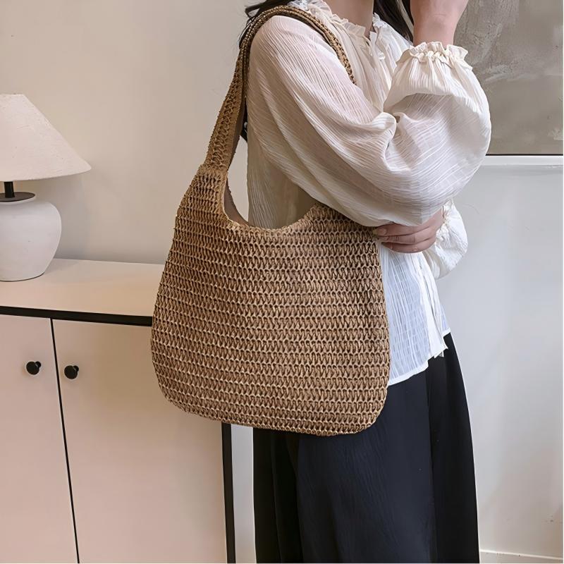 Homefish Rattan Straw Woven To - Luxury Beach Bags Ysl ulasan dan harga