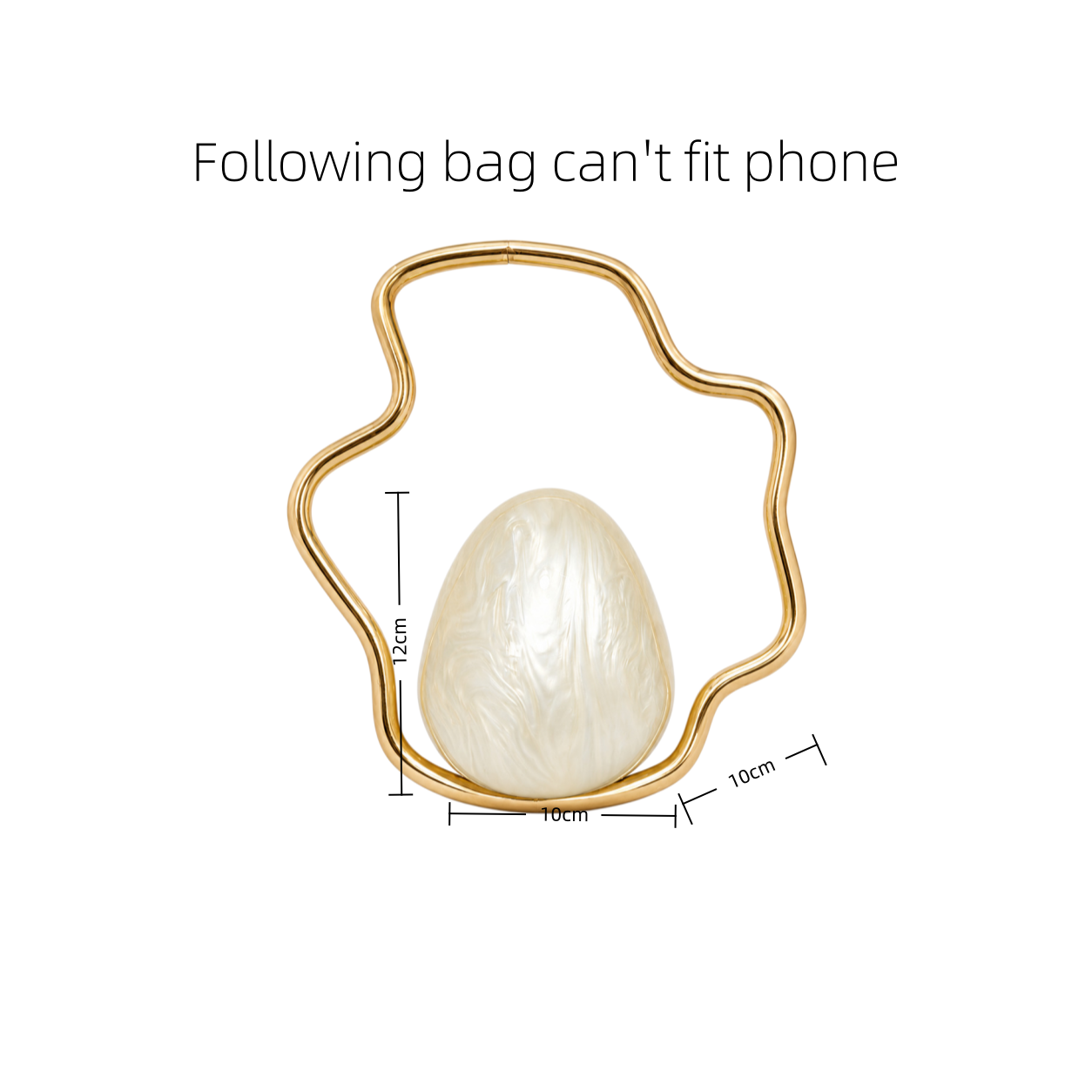 Women mini Acrylic Egg Bag Cut - Luxury Bags Reseller ulasan dan harga
