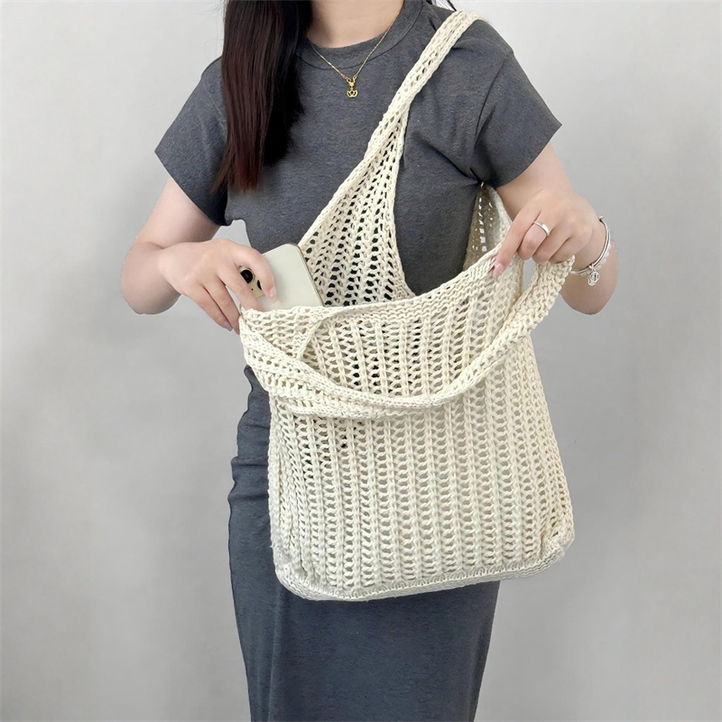 Solid Color Large Capacity Kni - Luxury Beach Bags Ysl ulasan dan harga