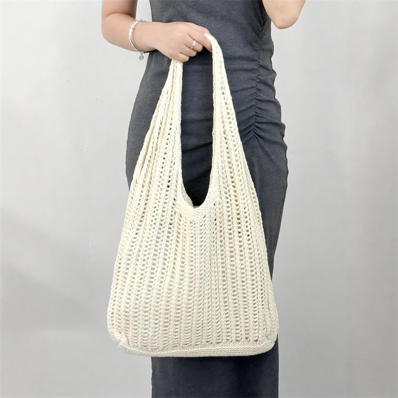 Solid Color Large Capacity Kni - Luxury Beach Bags Ysl ulasan dan harga