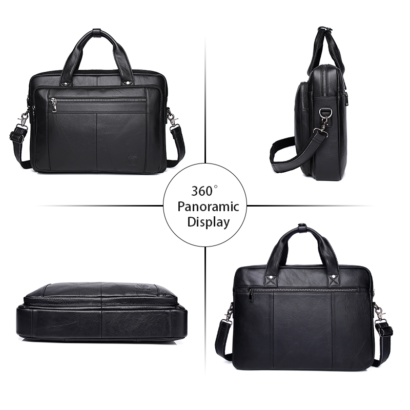 SCHLATUM Genuine Leather Bussi - Luxury Bags That Fit Laptop ulasan dan harga