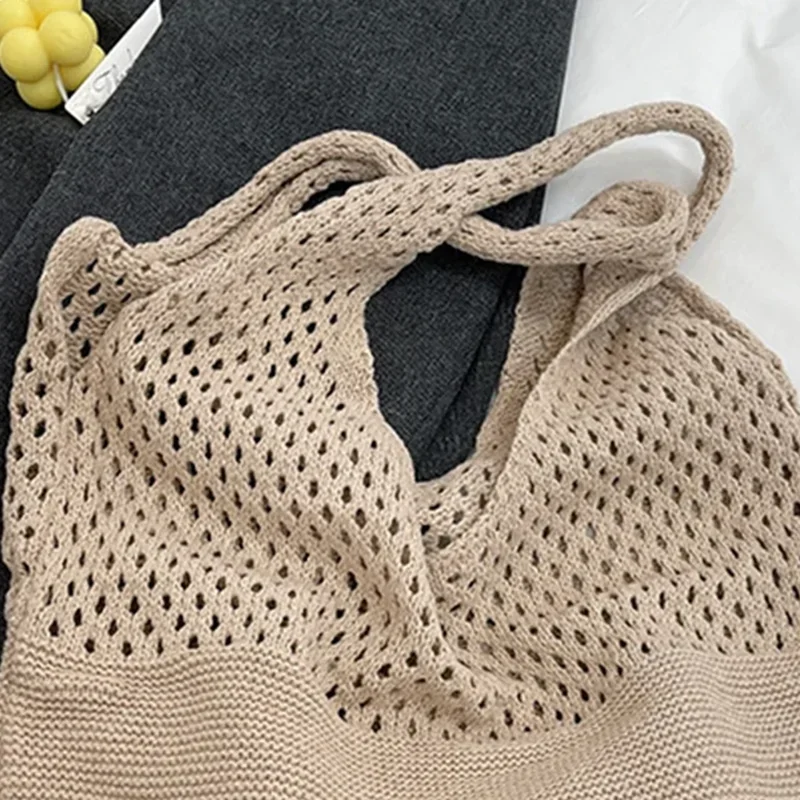 2026 Fashion Knitted Women Sho - Luxury Beach Bags Ysl ulasan dan harga