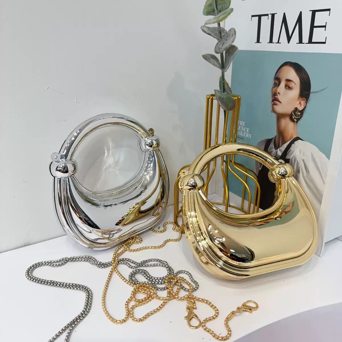 Mini Golden Evening Bag Purses - Luxury Bags Reseller ulasan dan harga