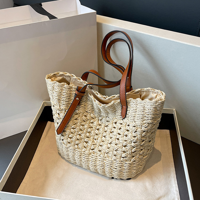Designer Casual Rattan Wicker  - Luxury Beach Bags Ysl ulasan dan harga