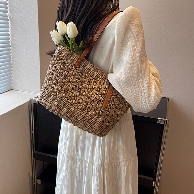 Designer Casual Rattan Wicker  - Luxury Beach Bags Ysl ulasan dan harga