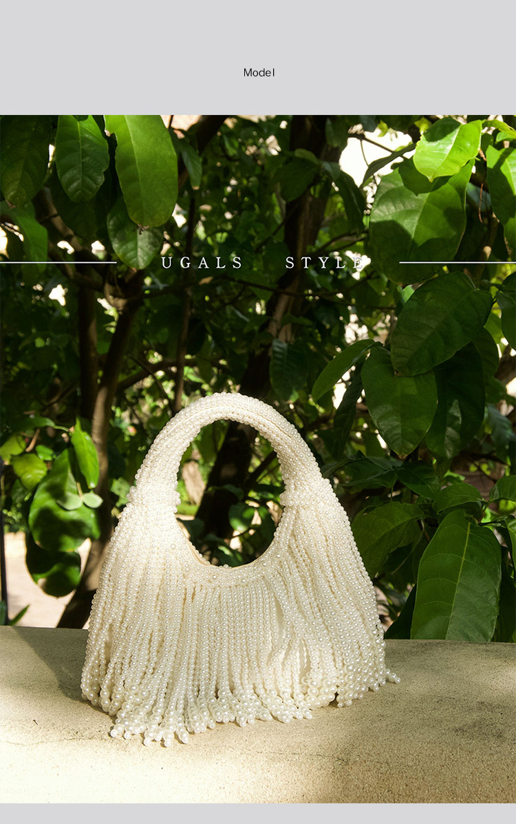 Design Handle Pearl Evening Cl - Luxury Bags Reseller ulasan dan harga
