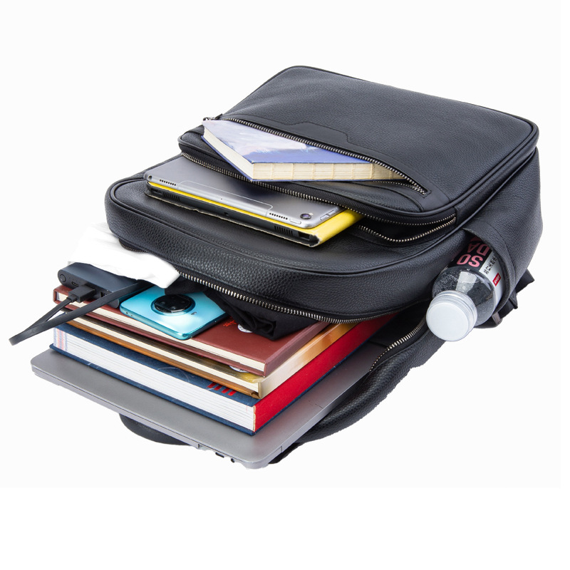 New Brand Genuine Leather Men  - Luxury Bags That Fit Laptop ulasan dan harga