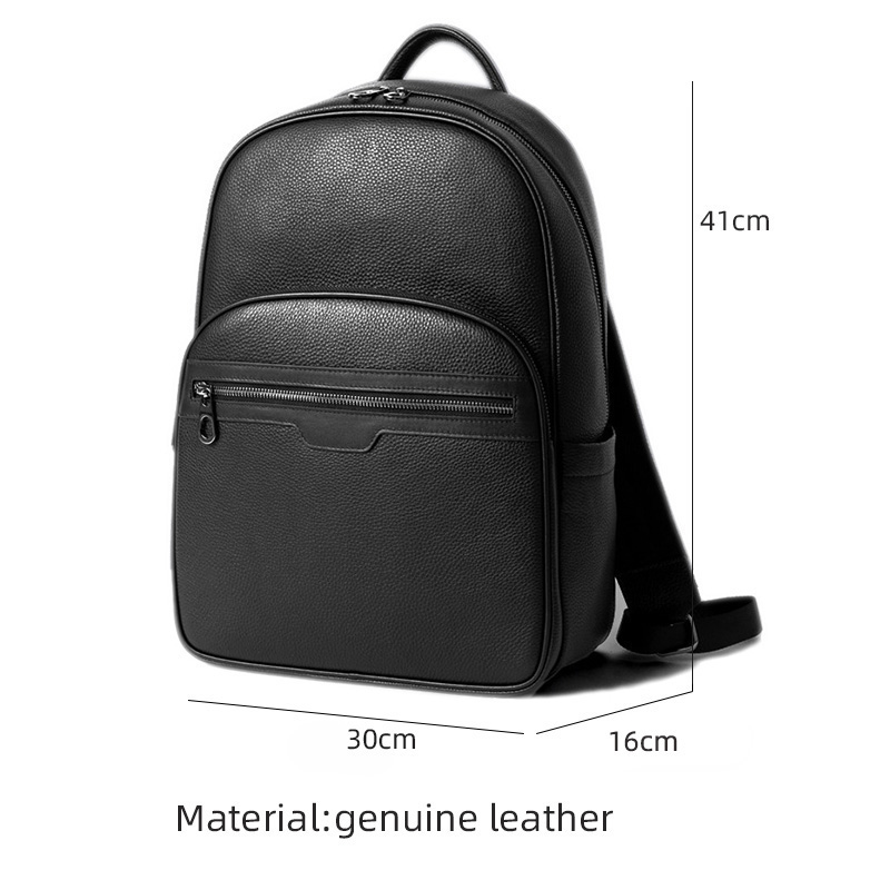 New Brand Genuine Leather Men  - Luxury Bags That Fit Laptop ulasan dan harga