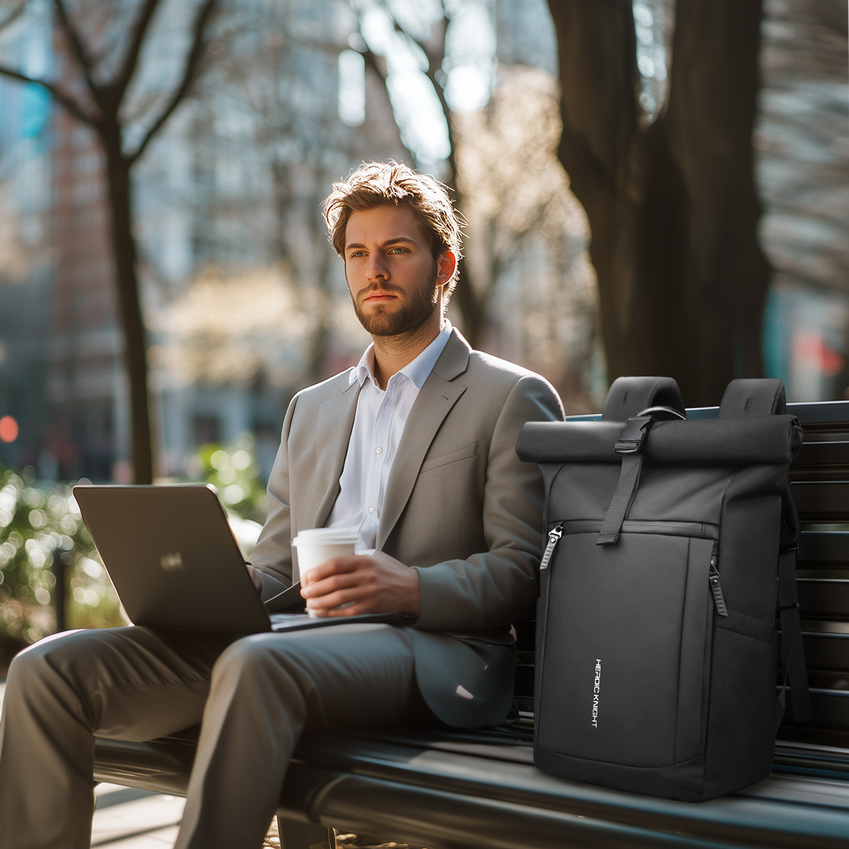 Heroic Knight Luxury Rolltop B - Luxury Bags That Fit Laptop ulasan dan harga