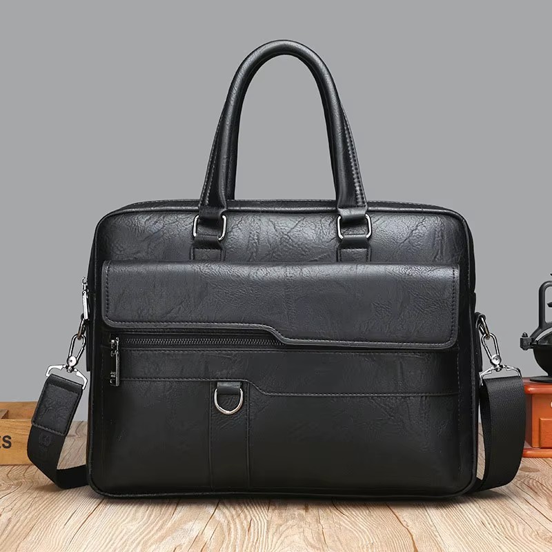 Luxury Brand Men Handbag Leath - Luxury Bags That Fit Laptop ulasan dan harga