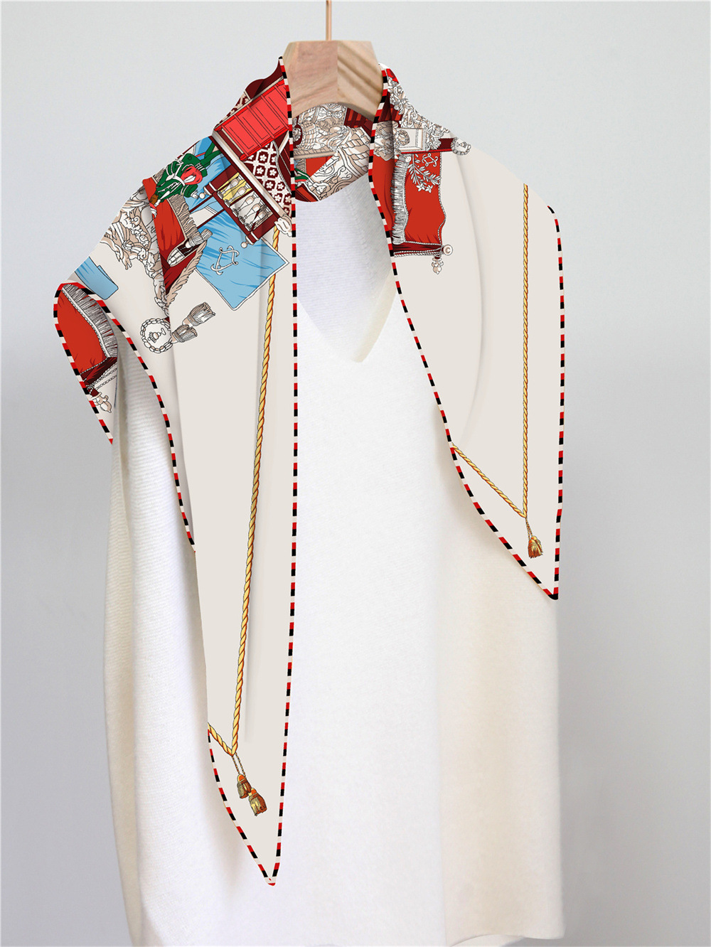 Triangle Twill Scarf Luxury Wo - Luxury Bags La ulasan dan harga
