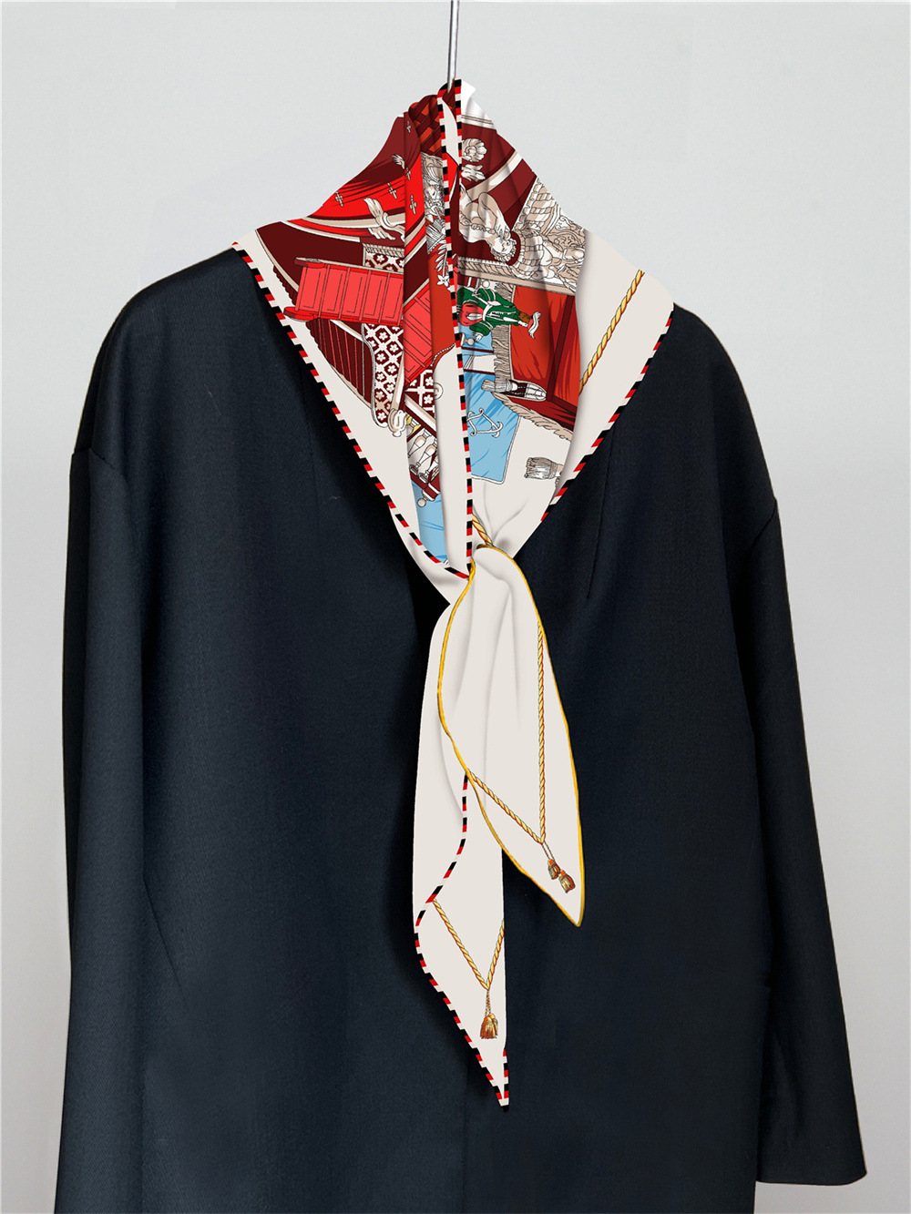 Triangle Twill Scarf Luxury Wo - Luxury Bags La ulasan dan harga