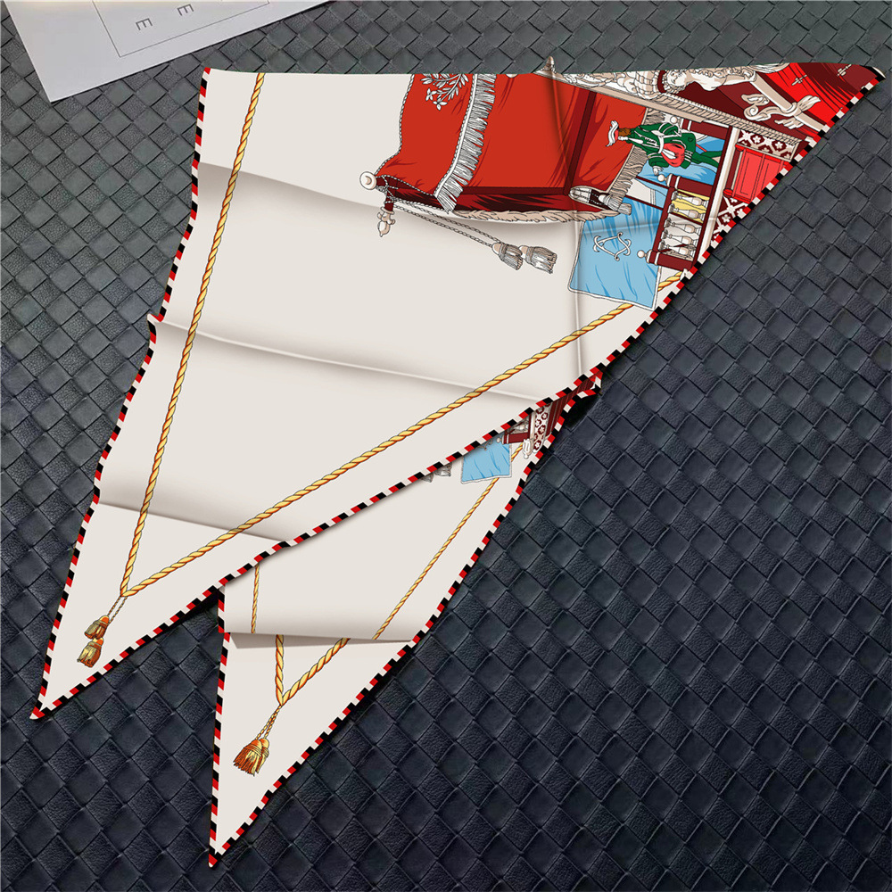 Triangle Twill Scarf Luxury Wo - Luxury Bags La ulasan dan harga